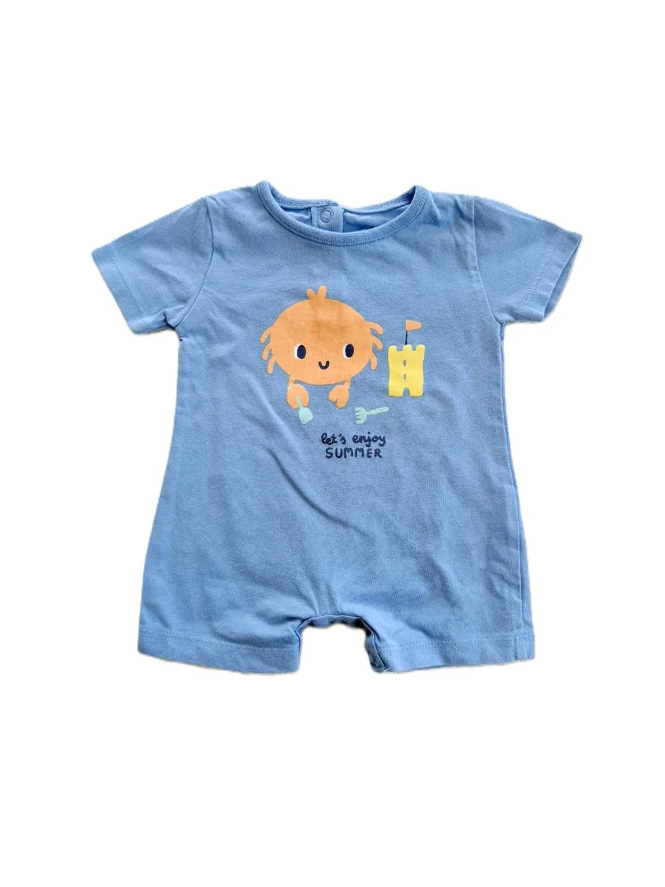 Barboteuse bleu crabe Tex 1 mois